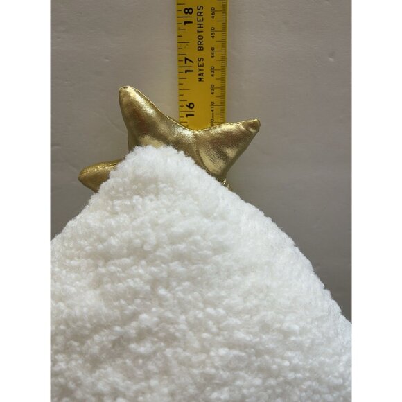 Hot Hugs Sherpa Shaped Christmas Tree Ivory Decorative Heat PadMicrowaveable NWT - Picture 11 of 14